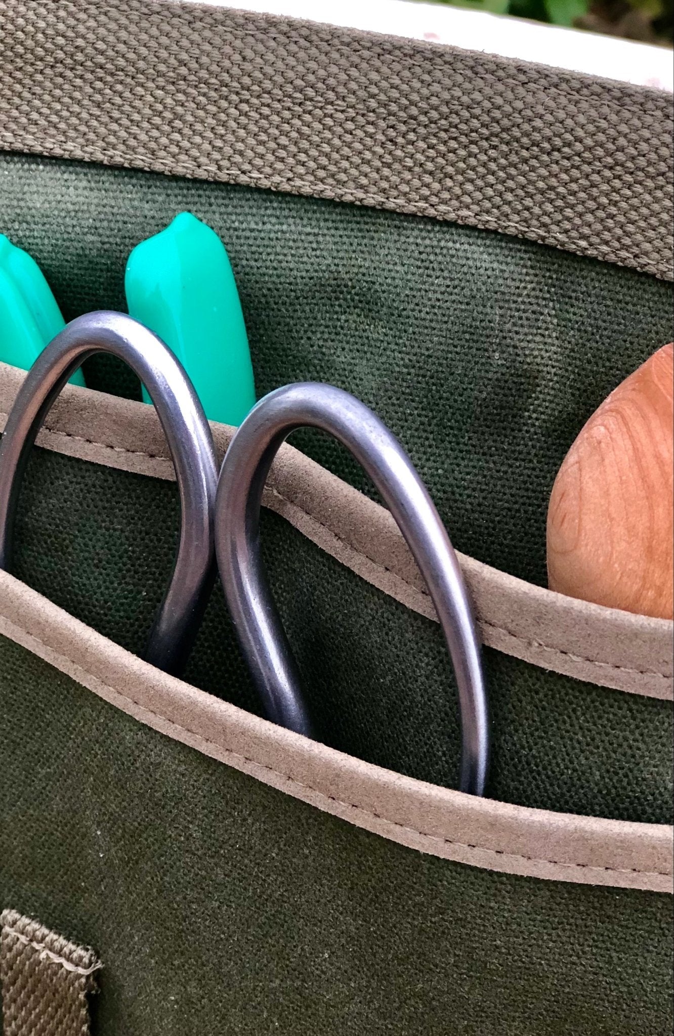 Garden Tool Belt - Waxed Canvas for Gardening - Blessings Grow Meadows