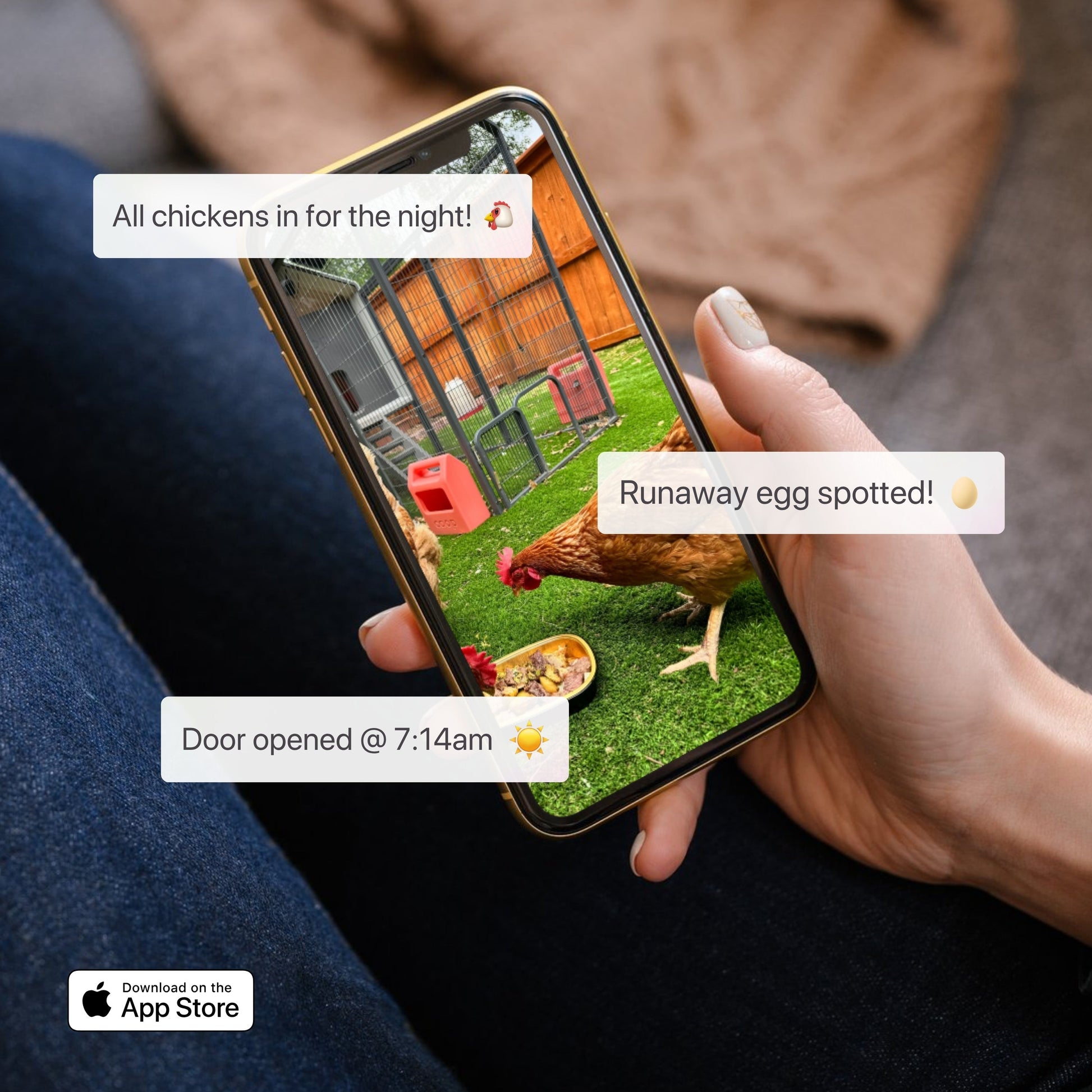Smart CoopCam chicken coop by The Smart Coop with camera and secure design for backyard poultry.