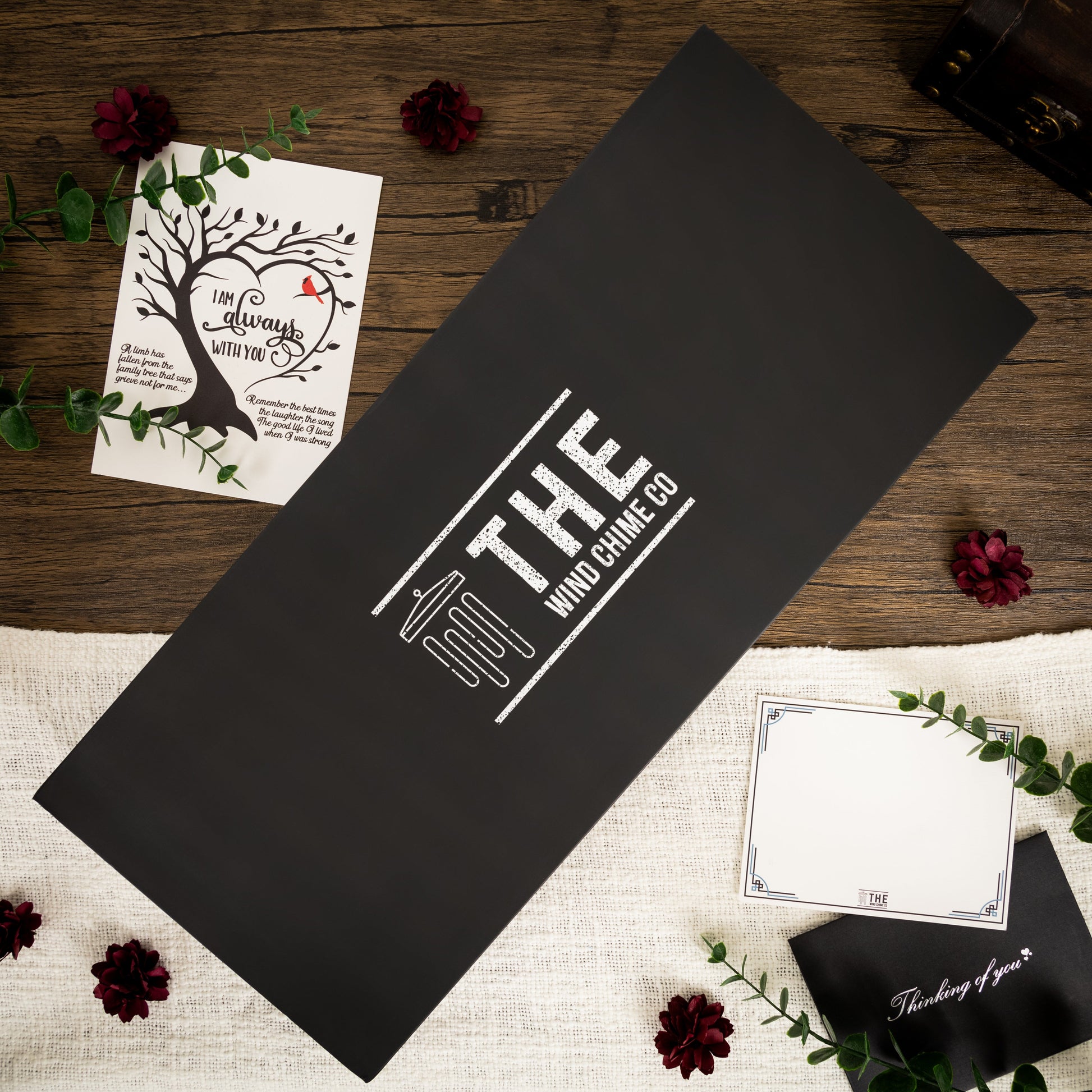 40" Serenity Memorial Wind Chimes, Thoughtful Gift For Special Occasions or Reflections Amazing Grace Scripture - Blessings Grow Meadows