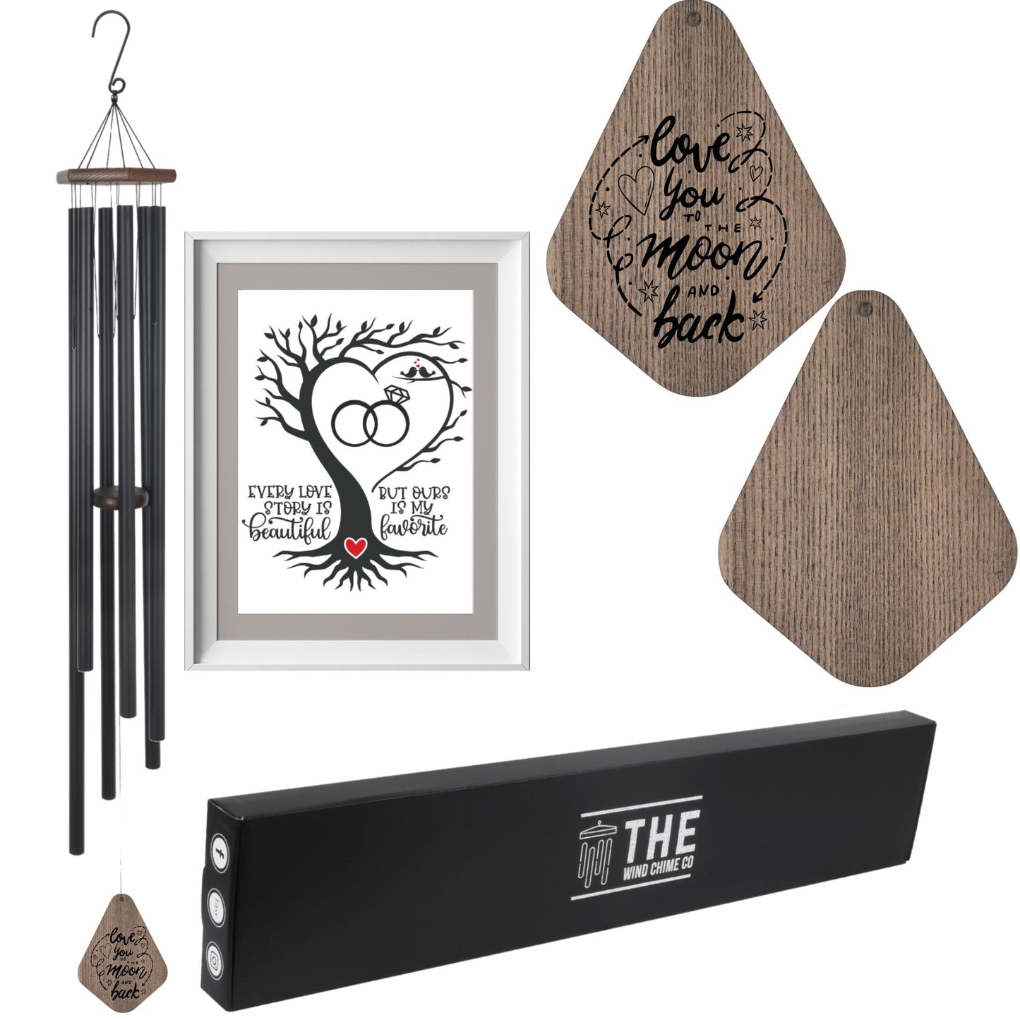 55" Serenity Large Deep Tone Memorial Wind Chime Church Bells, Thoughtful Gift For Special Occasions or Reflections - Blessings Grow Meadows