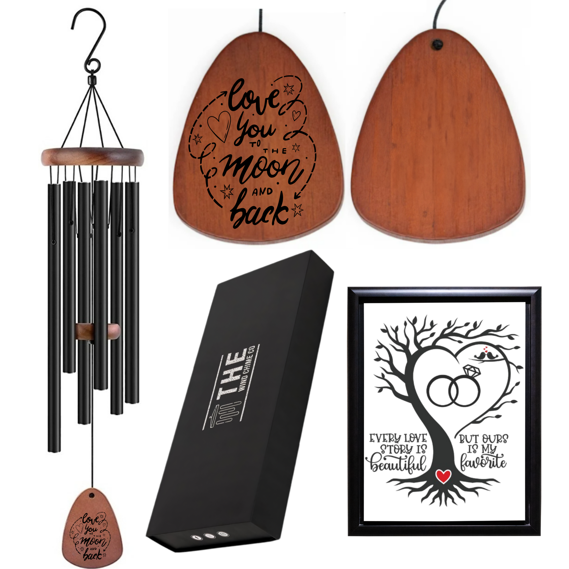 32-inch Serenity Memorial Wind Chimes by The Wind Chime Co, featuring delicate tubes and a peaceful design for reflection or gift-giving.