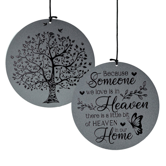 36" XL Serenity Memorial Wind Bell - Thoughtful Gift For Special Occasions or Reflections - Blessings Grow Meadows