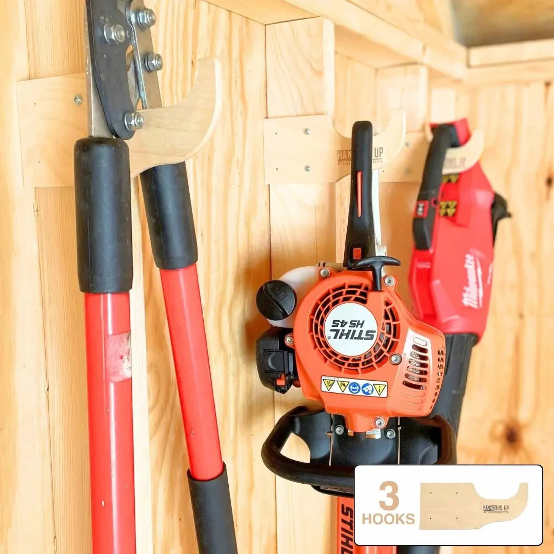 終極工具棚收納套件 – 庭院和園藝工具架