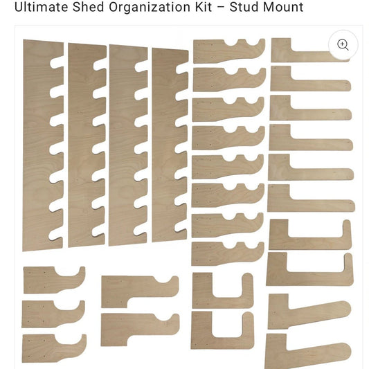 Ultimate Shed Organization Kit – Yard & Garden Tool Rack