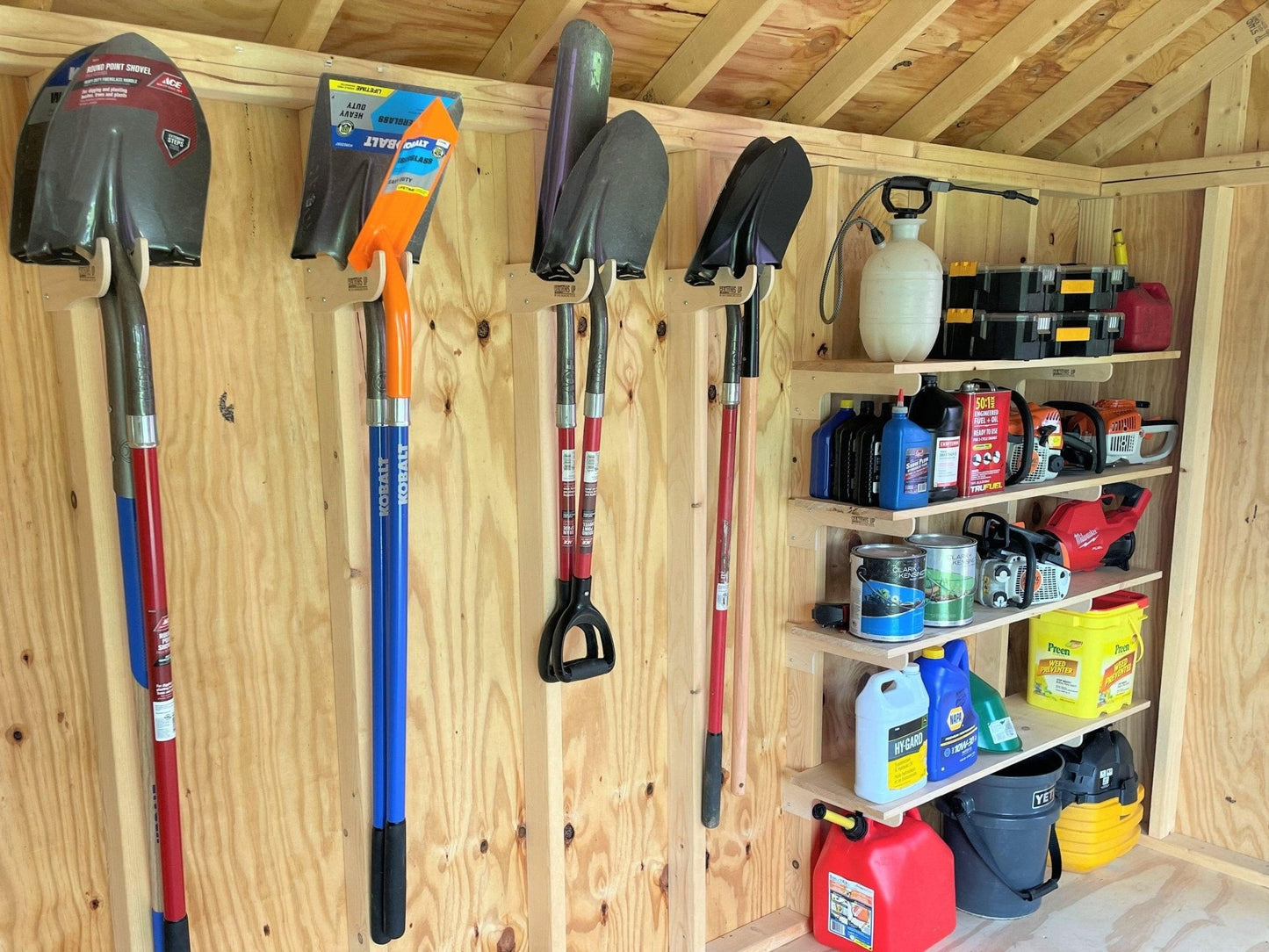 Ultimate Shed Organization Kit – Yard & Garden Tool Rack - Blessings Grow Meadows
