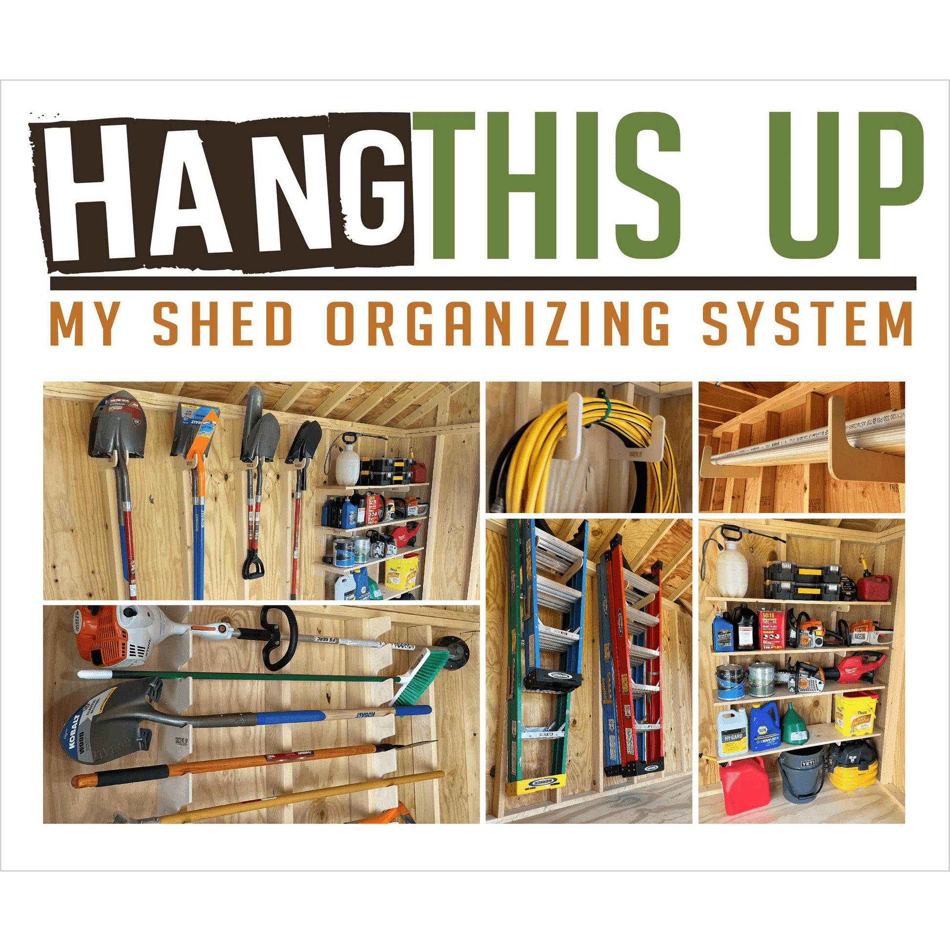 Ultimate Shed Organization Kit – Yard & Garden Tool Rack - Blessings Grow Meadows