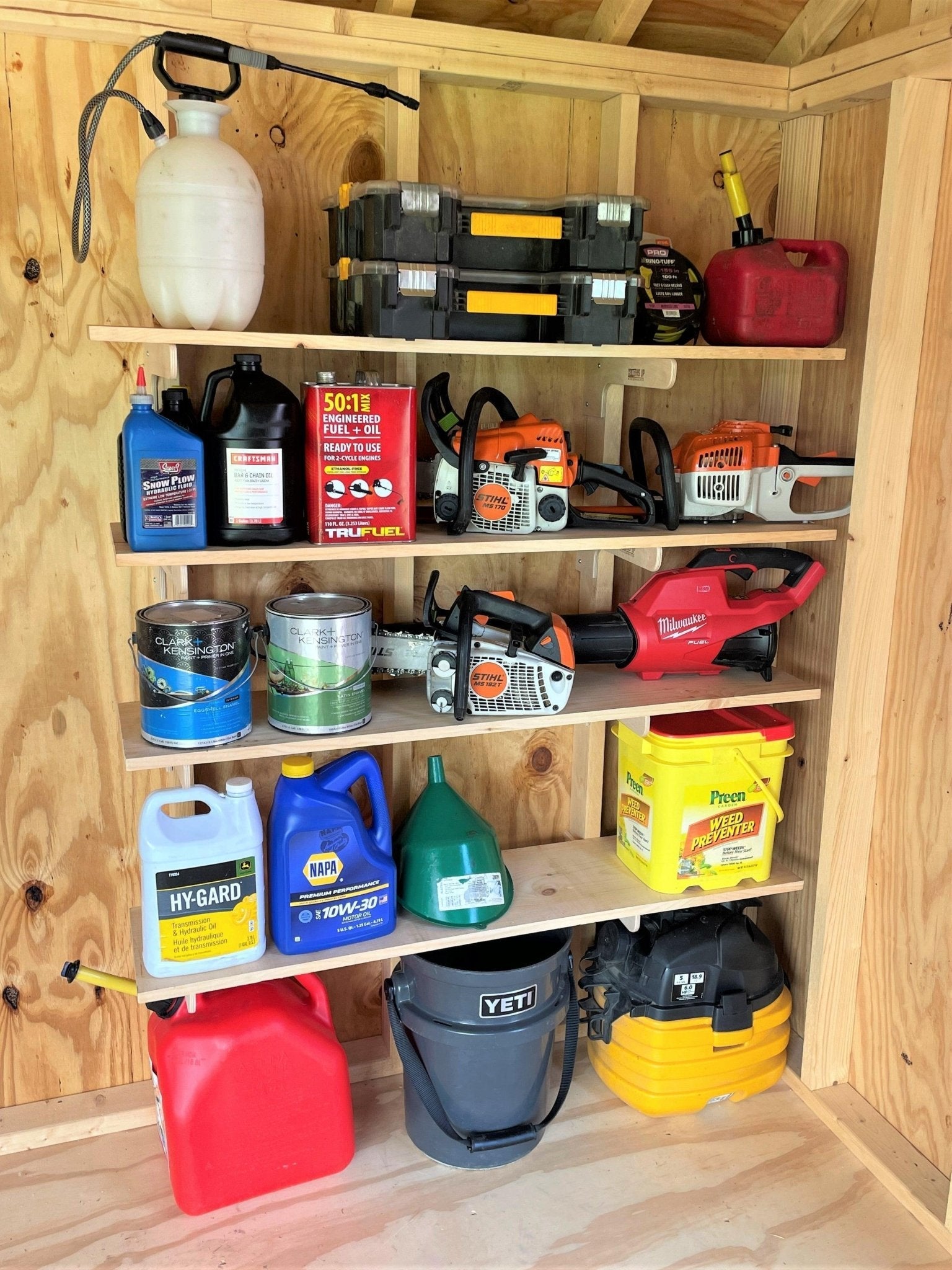 Ultimate Shed Organization Kit – Yard & Garden Tool Rack - Blessings Grow Meadows