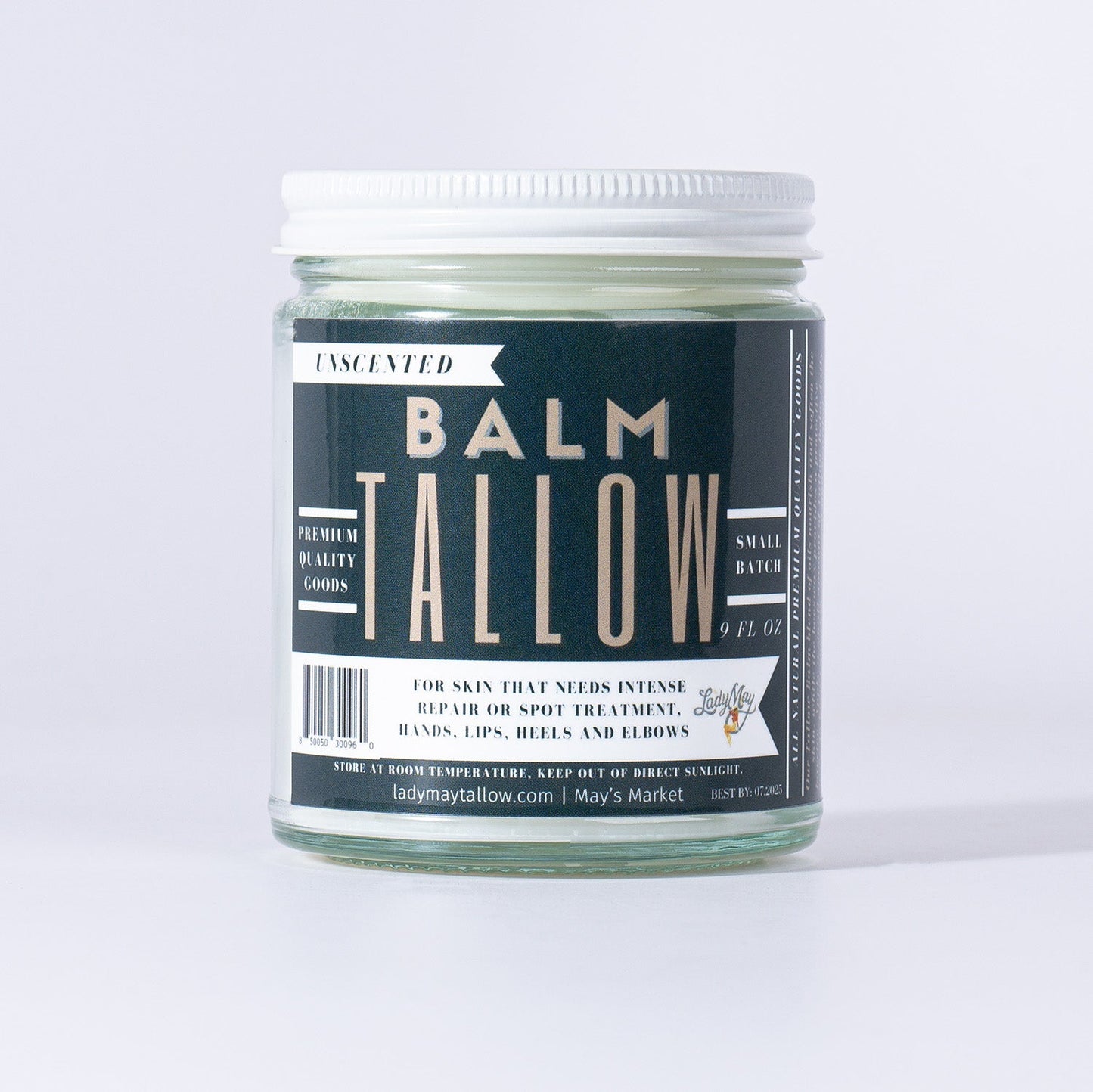 Tallow Skincare Trio - Butter, Balm & Whipped Premium Quality All Natural Gift Box by The Lady May - Blessings Grow Meadows