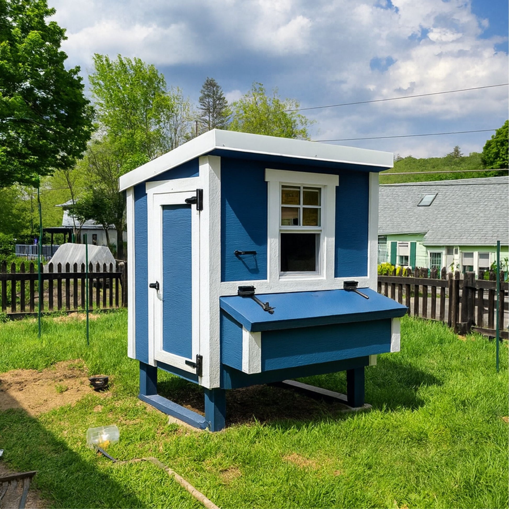 Medium Chicken Coop - Up to 10 Chickens - OverEZ Chicken Coop ~ Blessings Grow Meadows