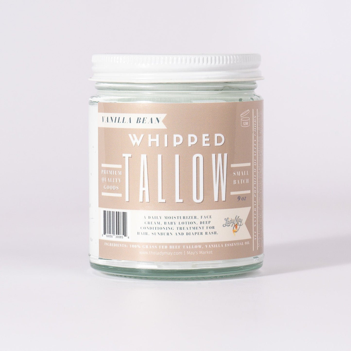 Vanilla Bean Luxury Gift Box | Tallow Skincare, Candle & Soap - Blessings Grow Meadows