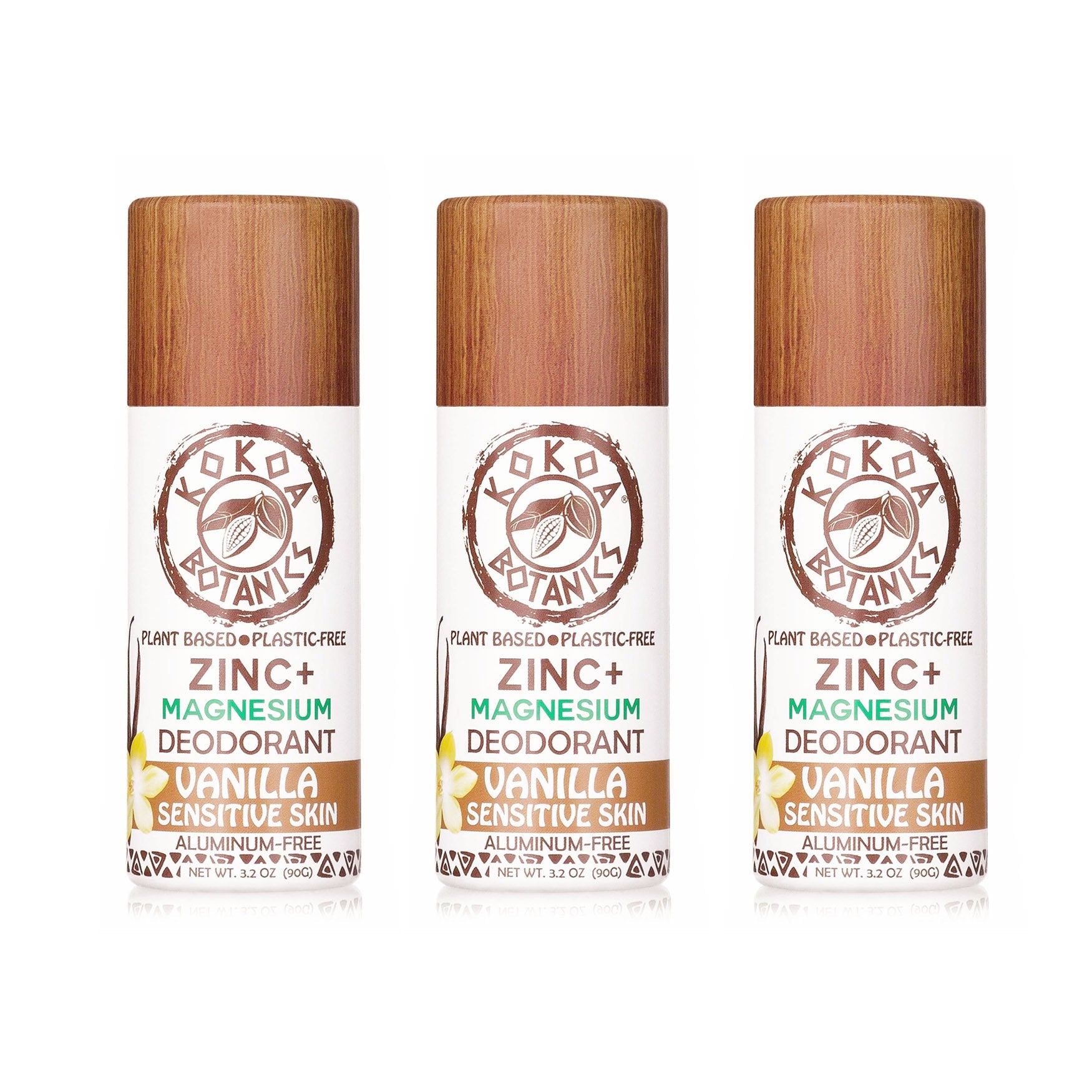 3 Pack Natural Deodorant - Choose Your Variety - Aluminum-Free - KOKOA BOTANICS ~ Blessings Grow Meadows