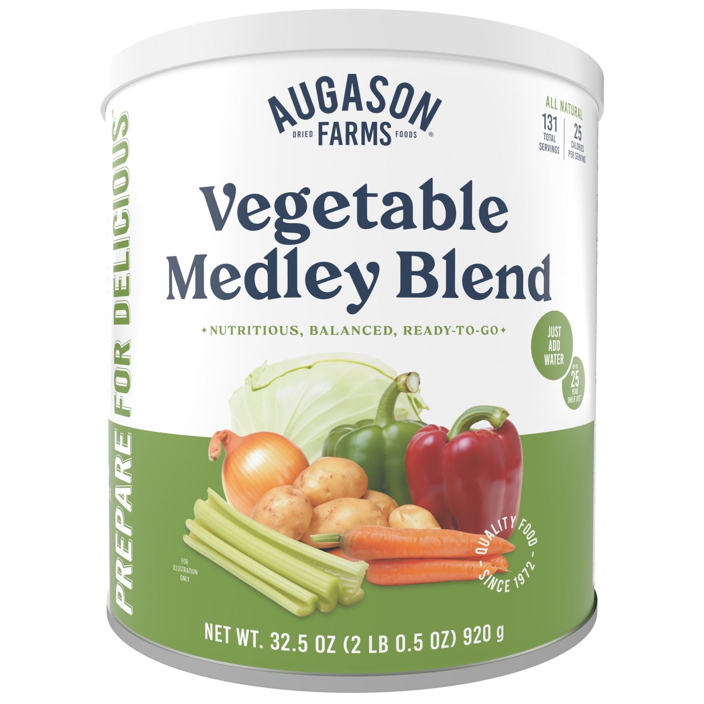 Vegetable Medley Blend Can, 131 Servings - Blessings Grow Meadows