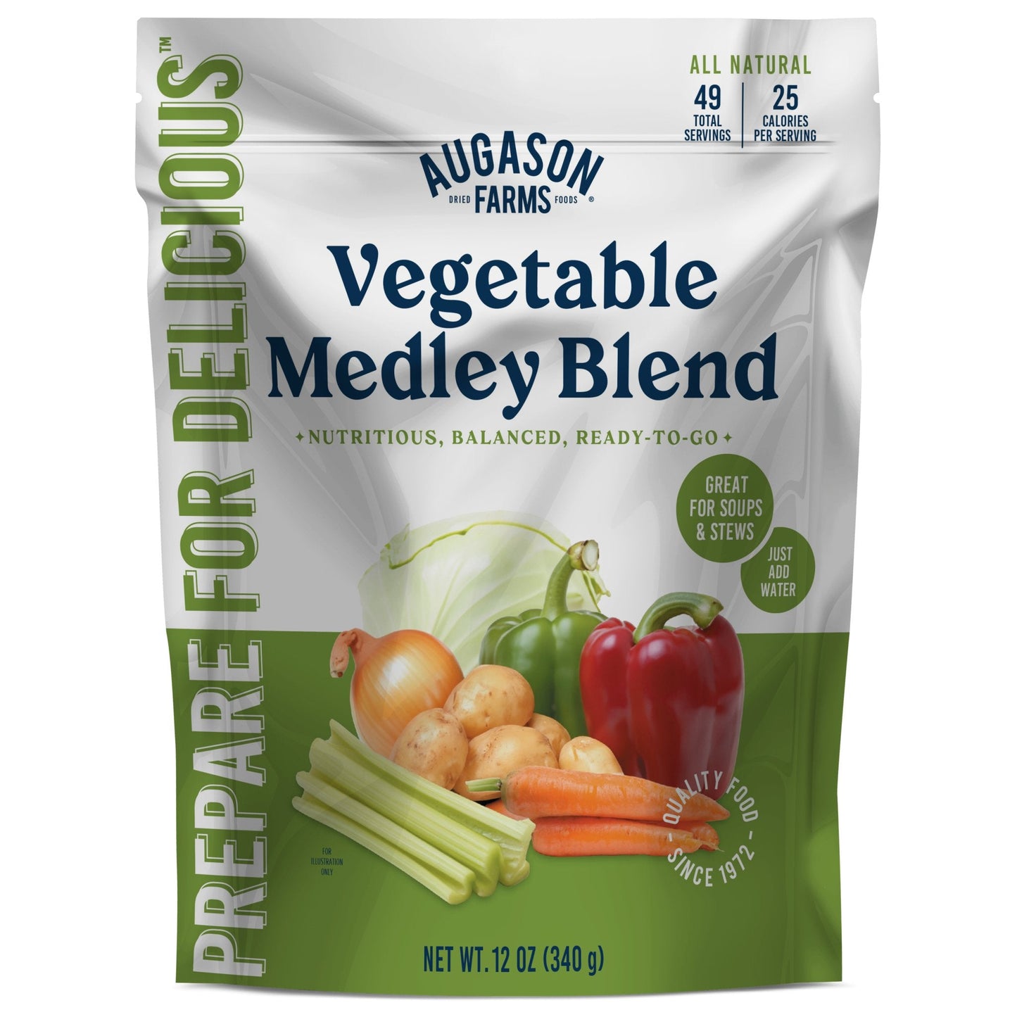 Vegetable Medley Blend Pouch, 49 Servings - Blessings Grow Meadows