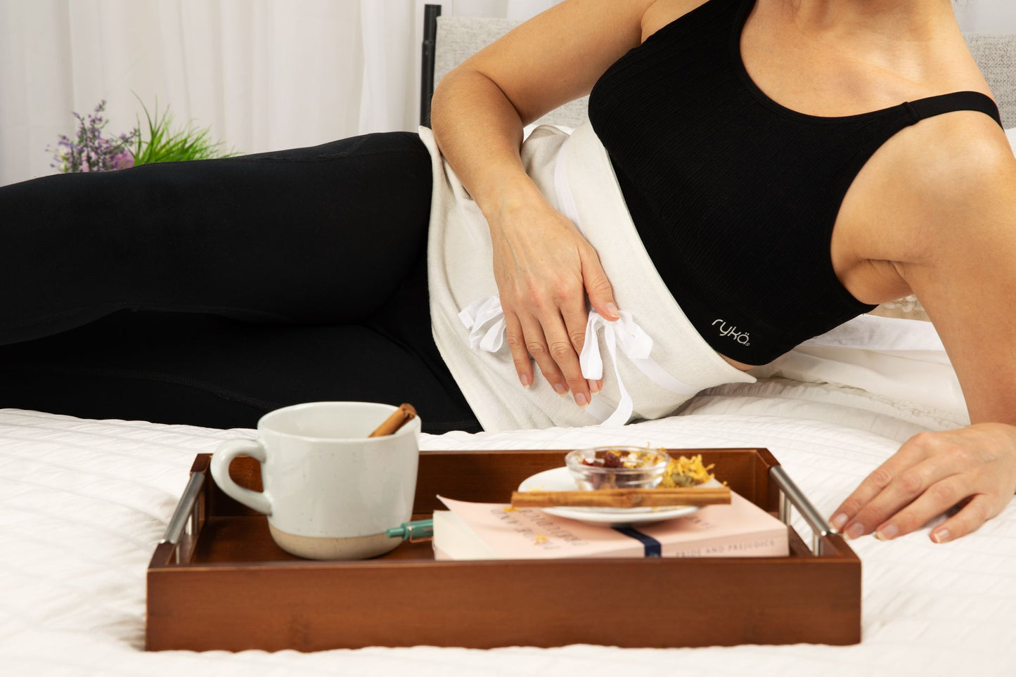 Castor oil wrap LARGE for Liver/Pelvic/Stomach area- 100% Organic & Handmade in USA - Blessings Grow Meadows