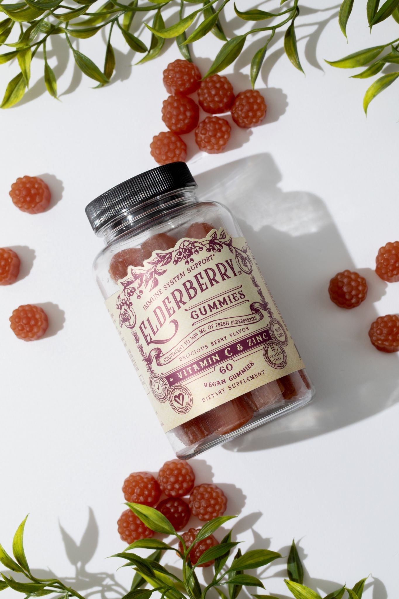 Elderberry Gummies + Vitamin C & Zinc - Blessings Grow Meadows