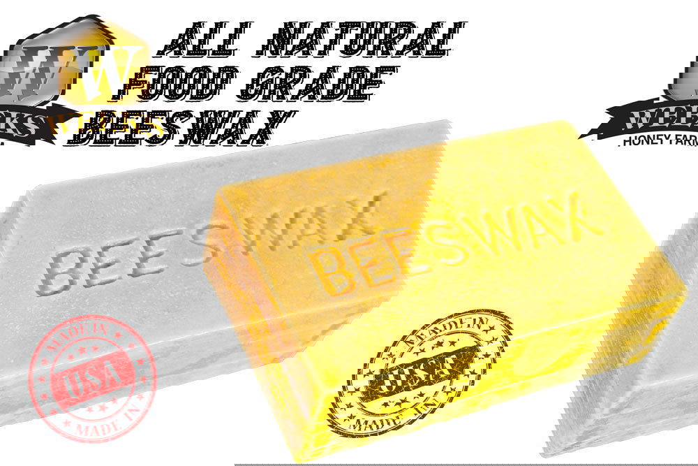 Weeks All-Natural Food Grade Beeswax - Blessings Grow Meadows -