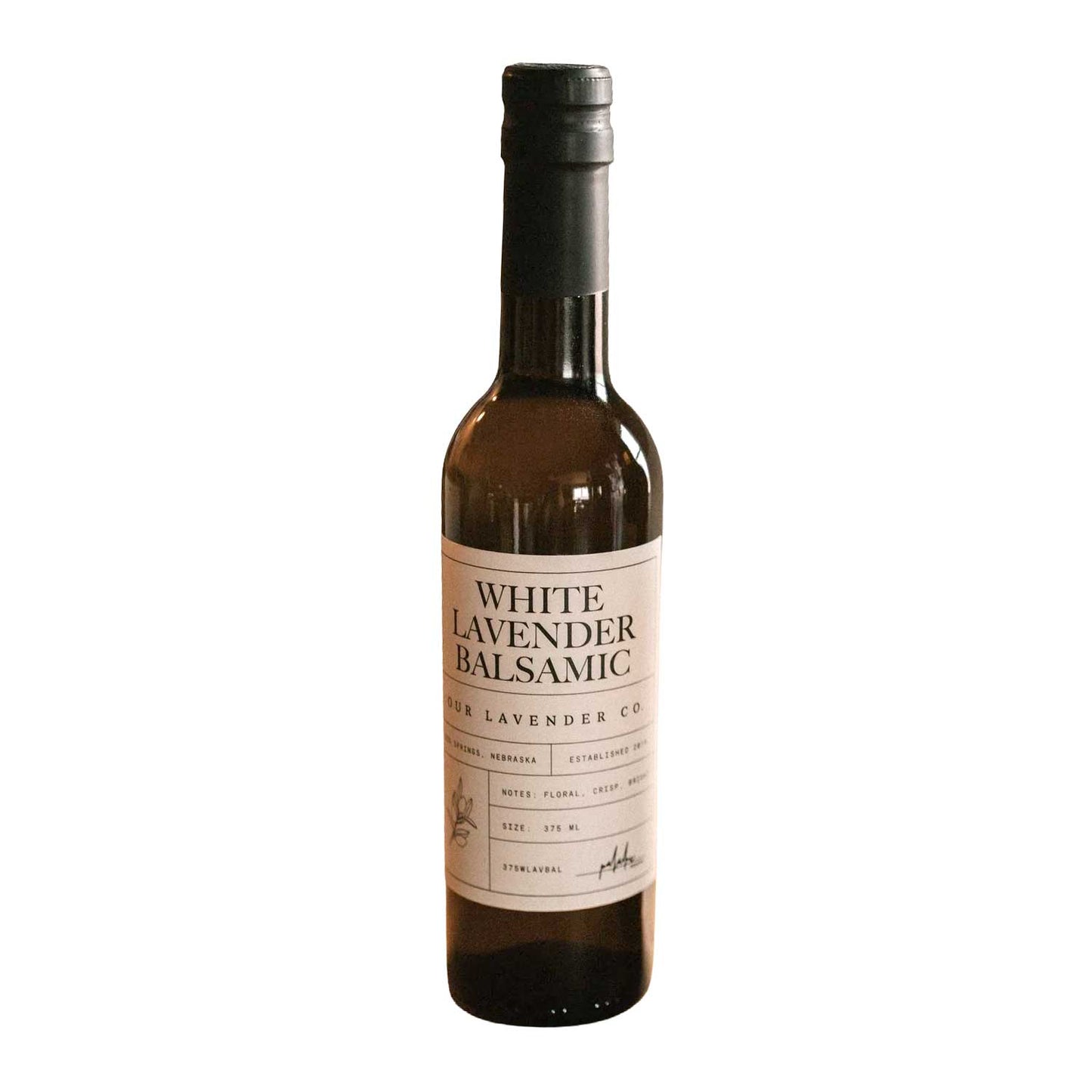 White Lavender Balsamic Vinegar | 12.7 oz | Our Lavender Co - BuyNebraska.com ~ Blessings Grow Meadows