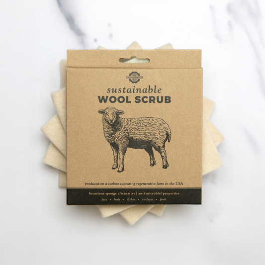 Sustainable Wool Scrub - Blessings Grow Meadows