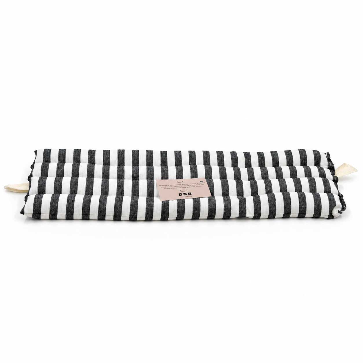 Lavender body wrap heating pad from Our Lavender Co, soft fabric with lavender scent, designed for soothing bath and body relaxation.