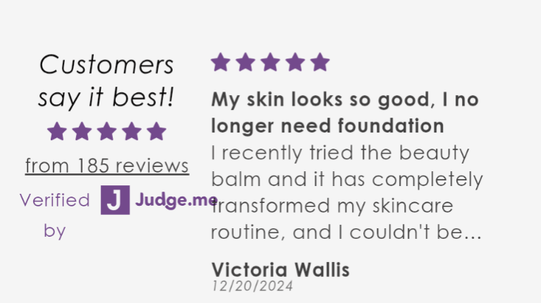 Five stars! Since using Your Only Earth Maui Magic Beauty Oil, my skin looks amazing—I don’t need foundation. It’s gentle enough for acne and rosacea. Highly recommend! – Victoria Wallis, 12/20/2024.