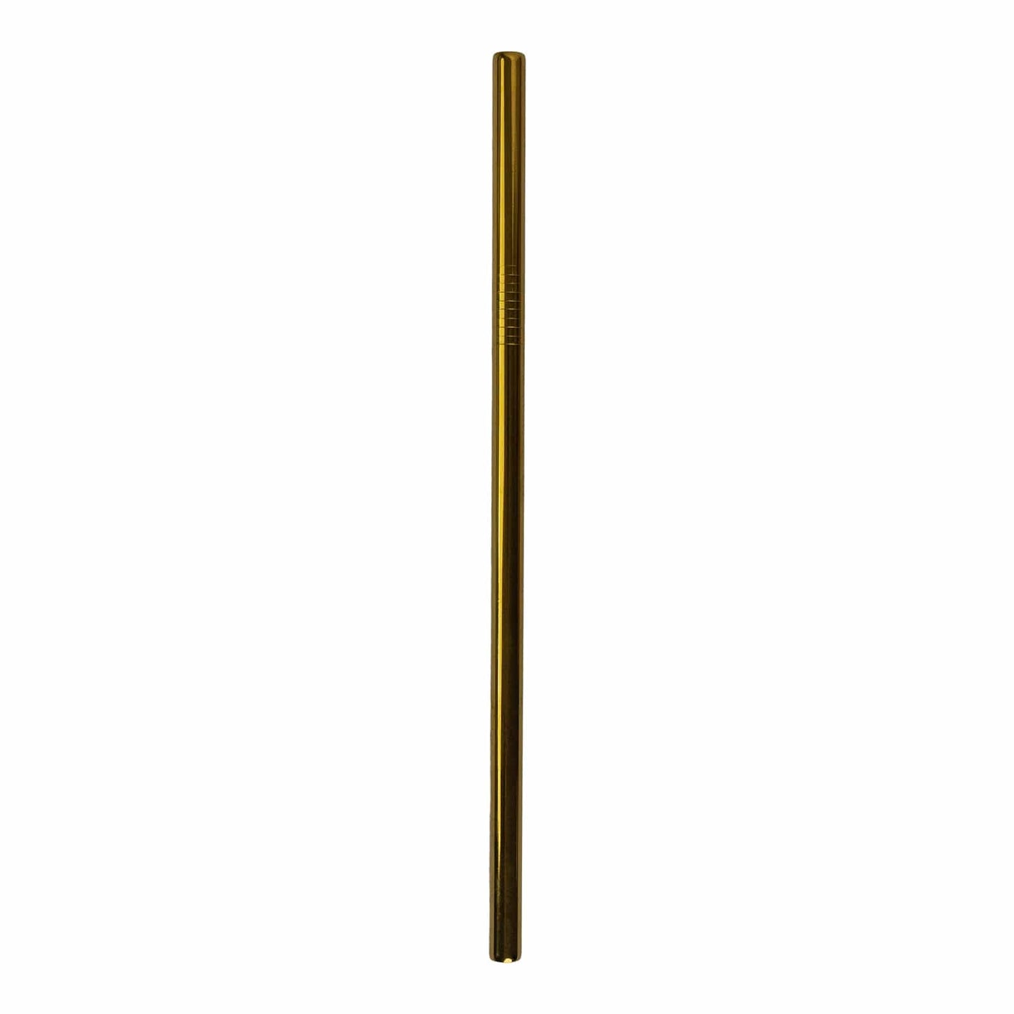 A stainless steel straw from ZeroWasteStore.com, available in straight, bent, or boba style, is displayed vertically against a white background.