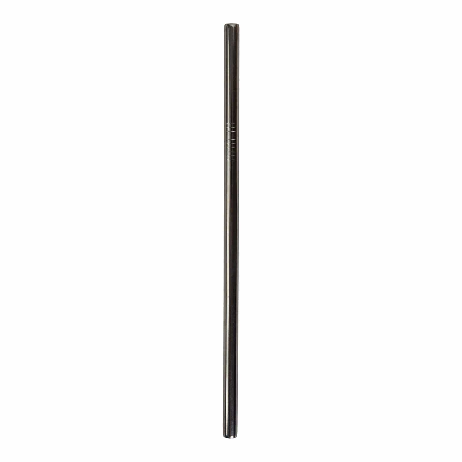The ZeroWasteStore.com Stainless Steel Straw—available in straight, bent, or boba style—stands vertically on a white background, offering a sleek, plastic-free alternative for eco-conscious users.