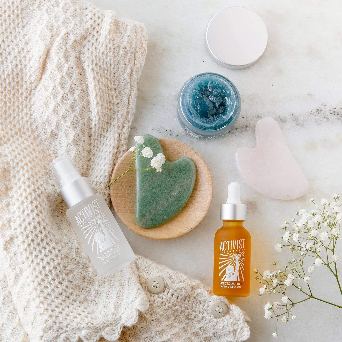 Gua Sha Facial Tool - Blessings Grow Meadows