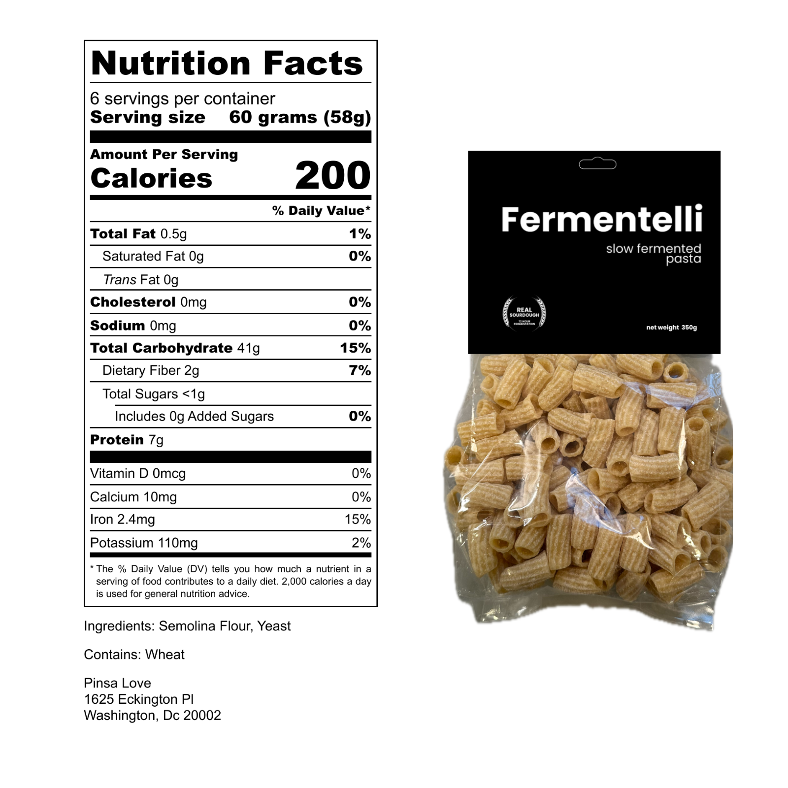 Sourdough Pasta -Combo Pack - Fermentelli Pasta ~ Blessings Grow Meadows